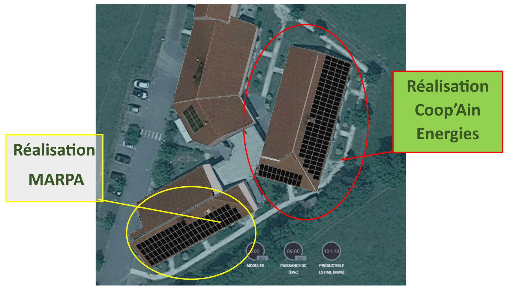 Toiture MARPA après réalisation